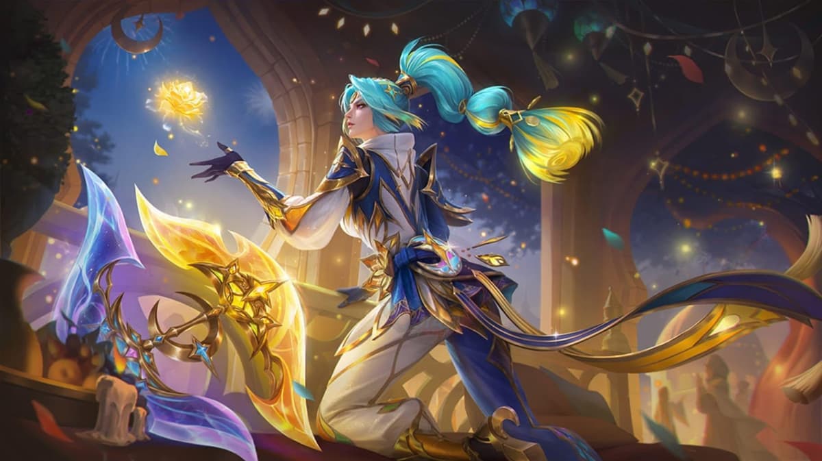 Hanabi hero artwork splash art MLBB