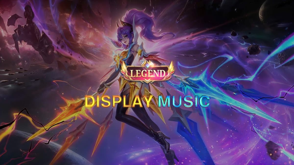 Fanny Galactic Starhawk Legend skin display in MLBB