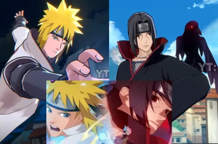 MLBB x Naruto collaboration key visual with crossover characters