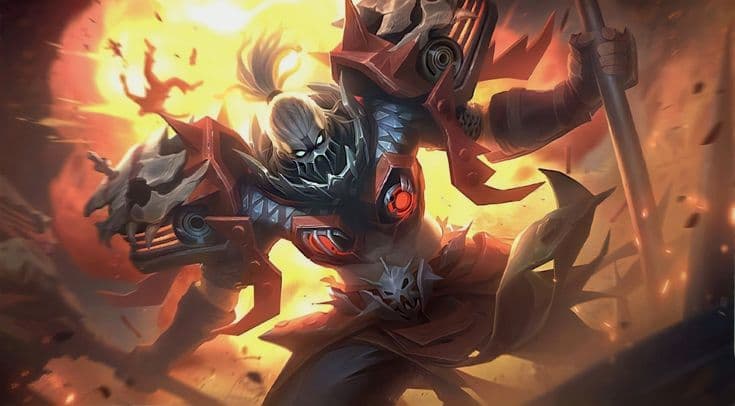 Terizla Rustwreck skin splash art MLBB