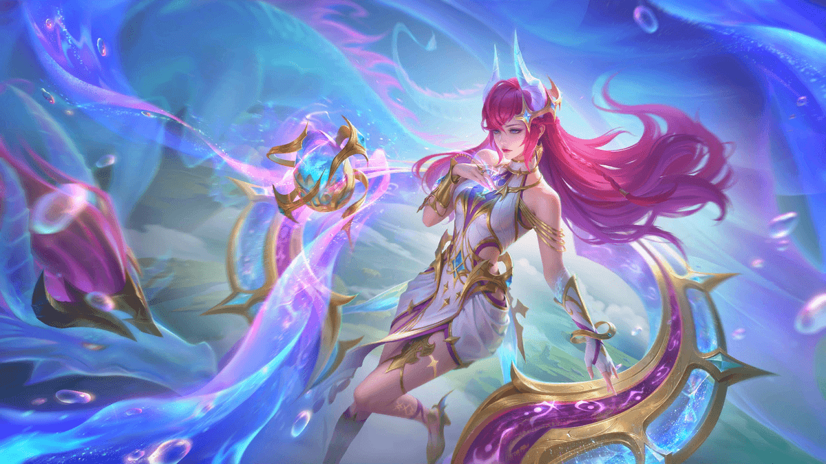 Novaria Collector skin splash art in Mobile Legends