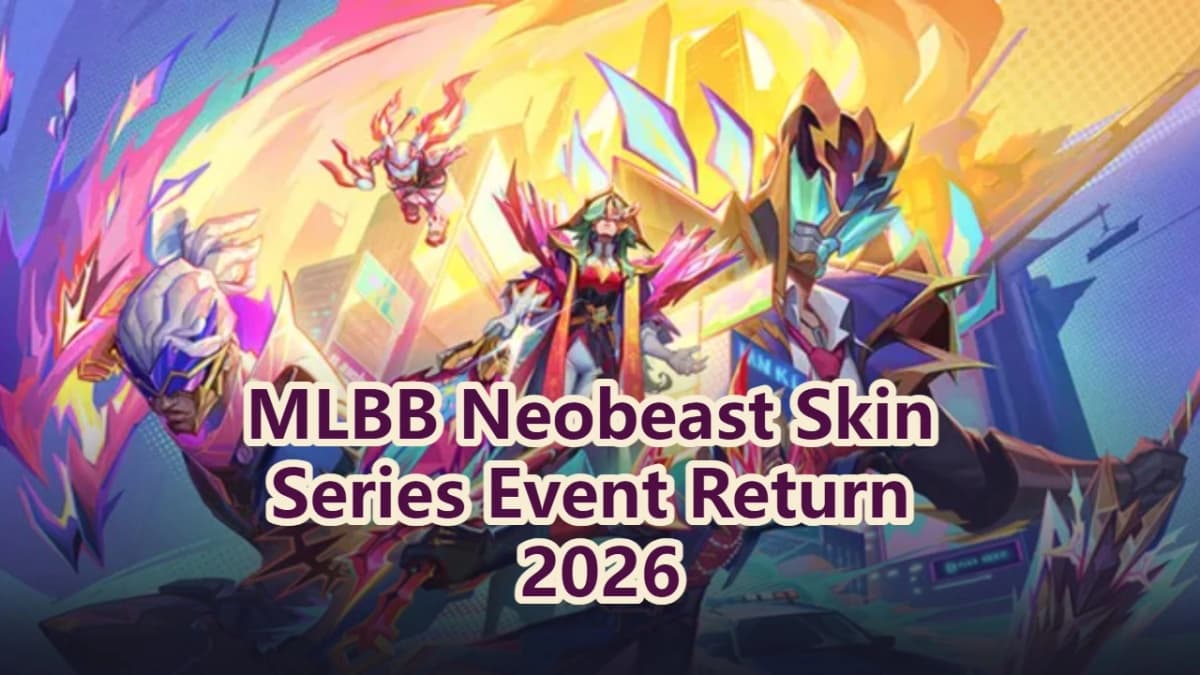 MLBB Neo Beast event return promotional art with featured skins