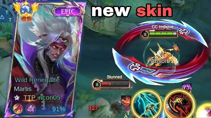 Martis Wild Renegade Epic skin combat effects