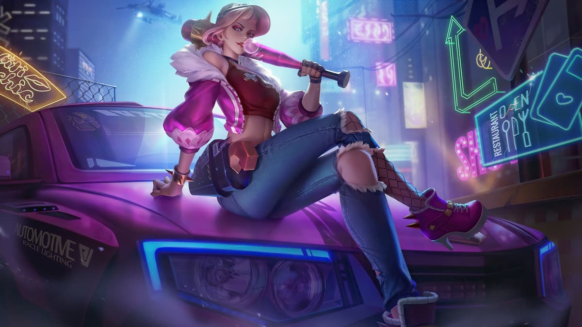 Fanny skin splash art wallpaper from Mobile Legends Bang Bang