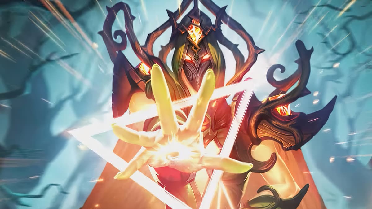 Yve Celestial Empress skin splash art in MLBB - landscape artwork