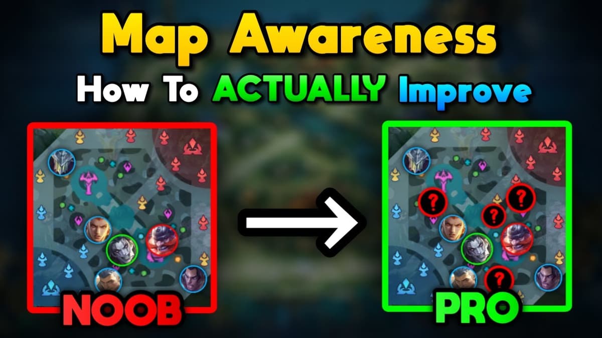 Map awareness and vision control in MLBB roaming