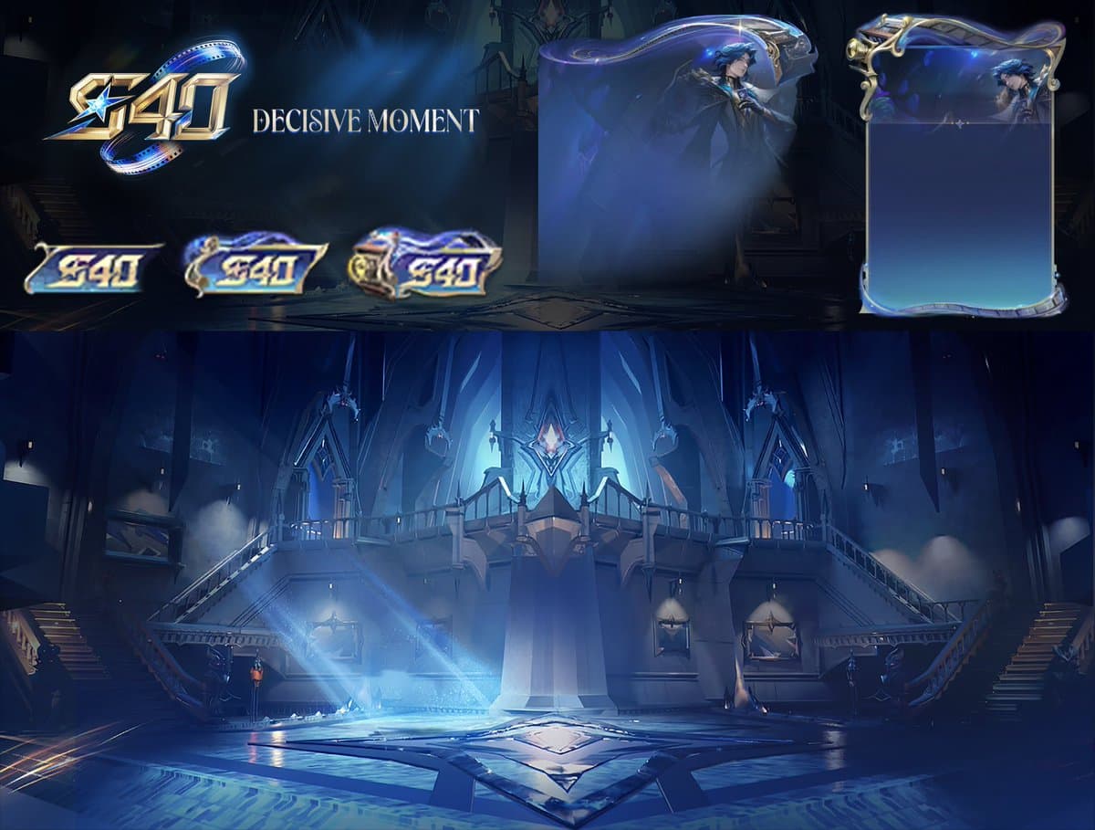 MLBB Season 40 Decisive Moment customization items including Skin Tags and Profile frames