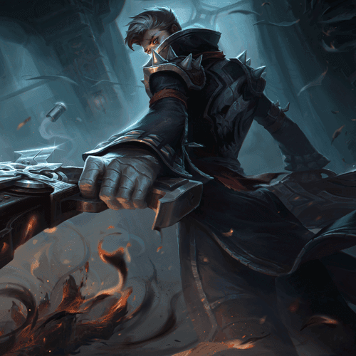 Granger official hero artwork holding dual firearm in MLBB