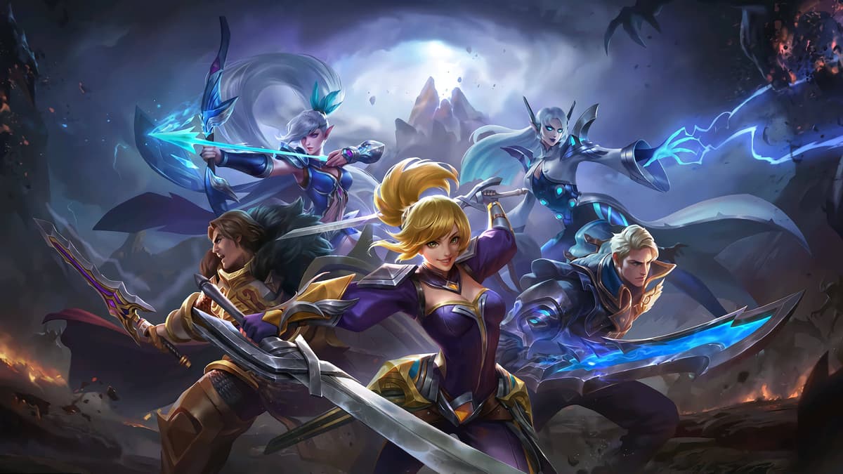 Mobile Legends Bang Bang Lunox hero splash art wide landscape wallpaper