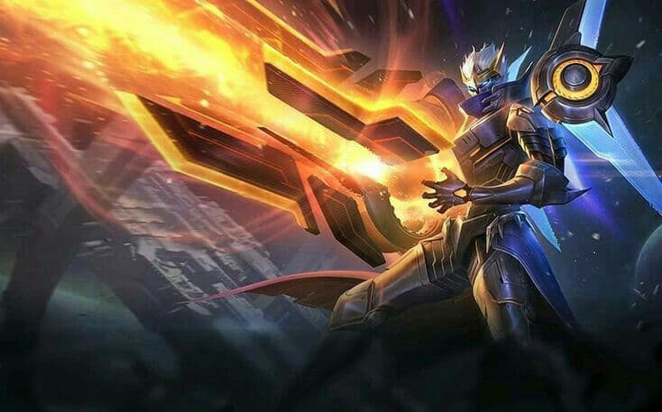 Granger legend skin splash art MLBB