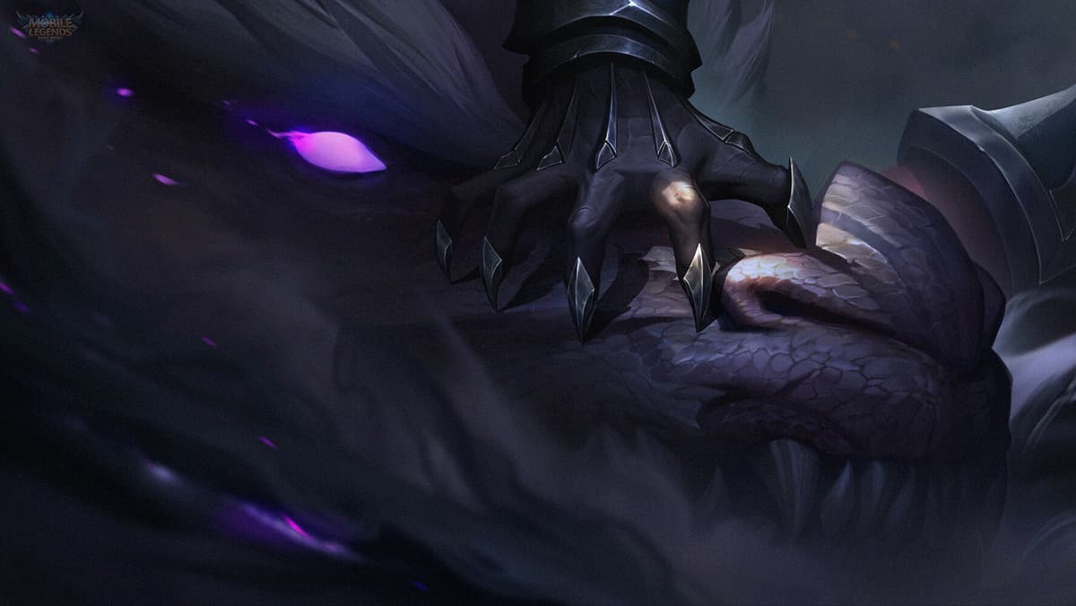 Yu Zhong Black Dragon official artwork for Mobile Legends