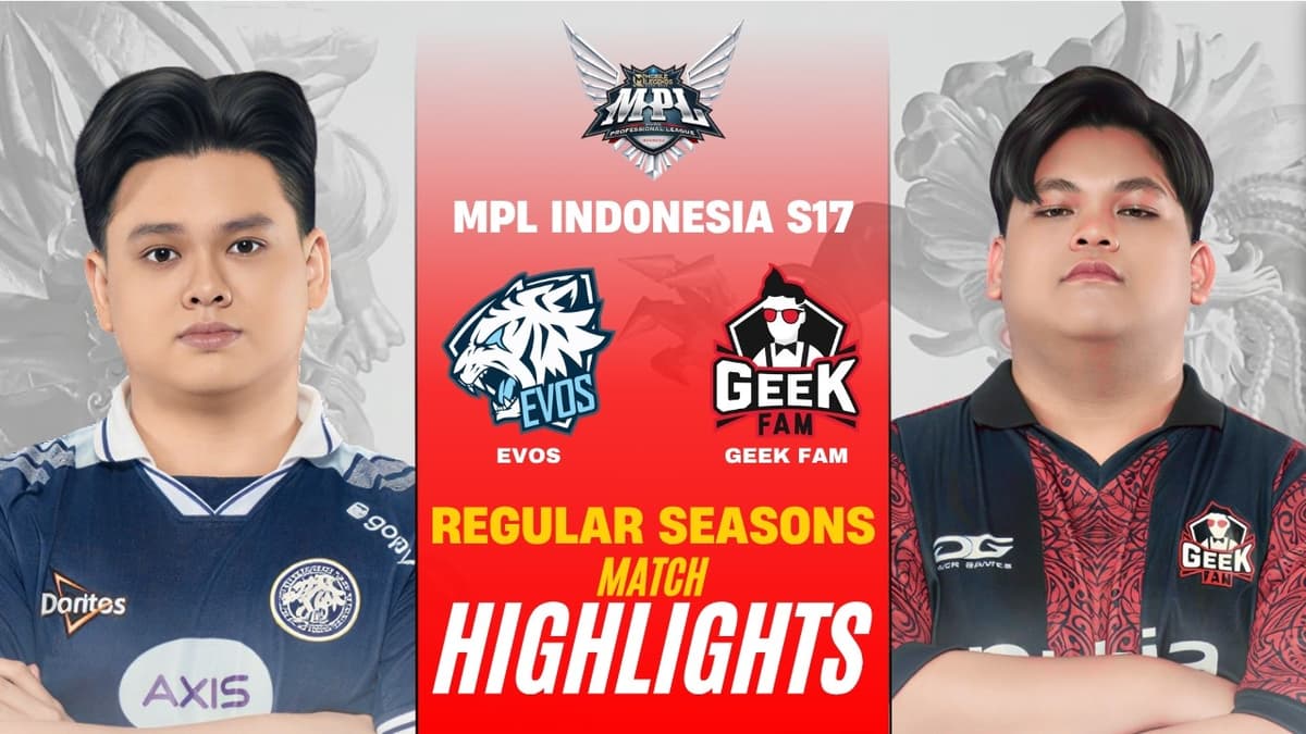 MPL ID Season 17 EVOS versus Geek Fam match thumbnail
