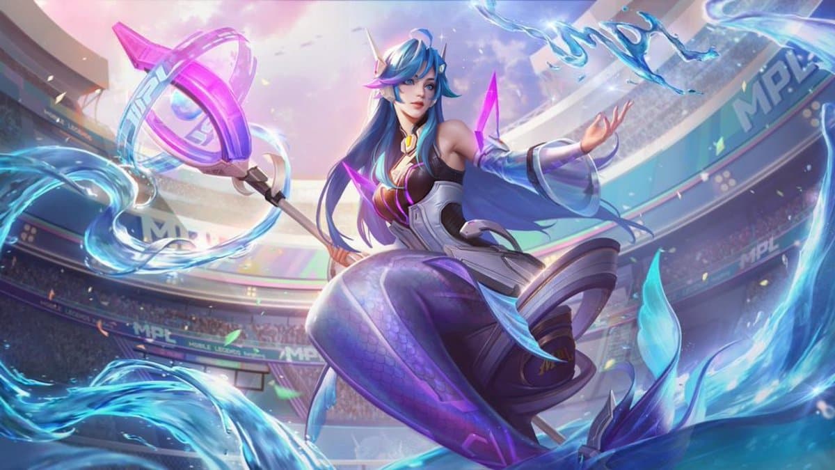 Kadita Hydromancer MPL skin splash art - MLBB mid lane mage