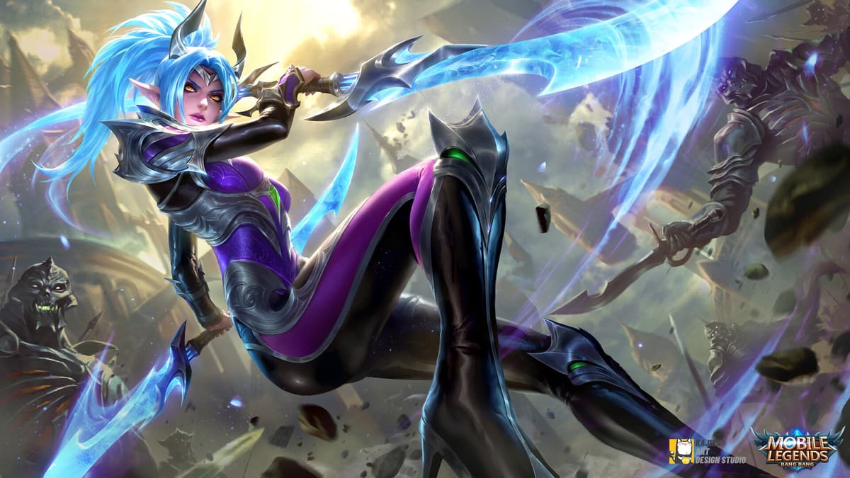Karina revamped splash art, A-tier magic assassin in MLBB Season 39