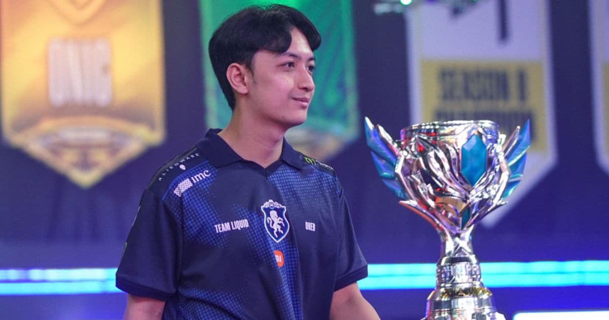 Oheb celebrating his MSC 2025 championship win at the Esports World Cup in Riyadh