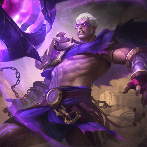 Phoveus MLBB hero splash art, punishes Dyrroth's dash with his passive counter