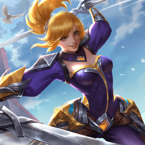 Fanny the Blade Dancer hero splash art in Mobile Legends Bang Bang