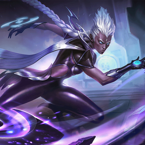 Karrie Lost Star skin splash art in Mobile Legends Bang Bang