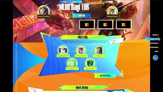 MLBB Golden Month 2026 official event key visual featuring crescent moon and golden reward theme