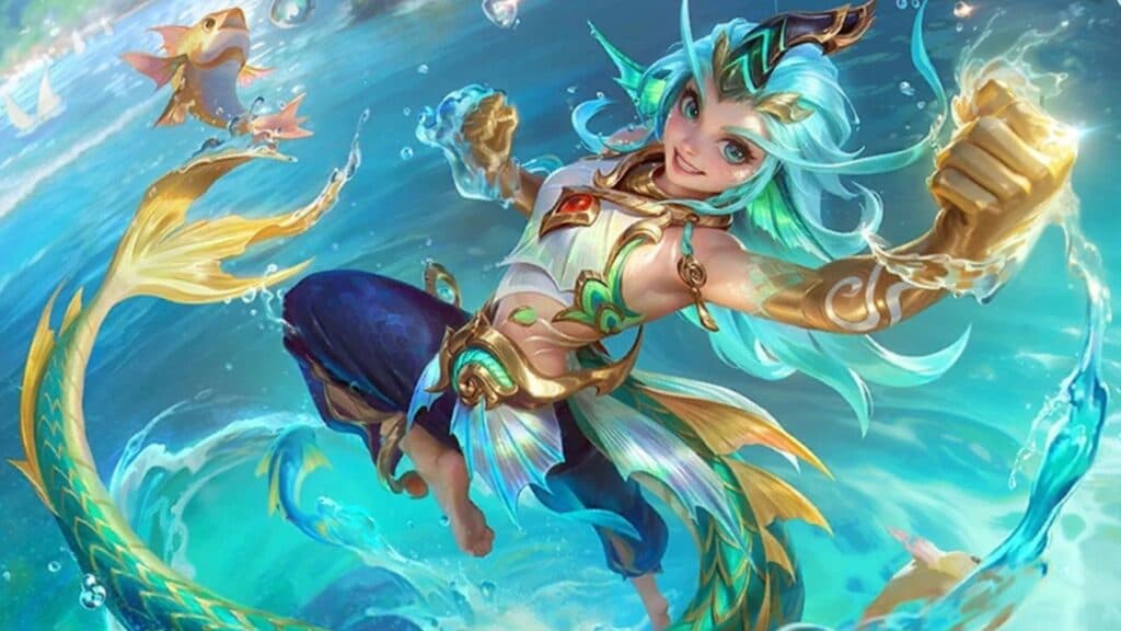 MLBB Advanced Server early access screen showing new hero overview and skill breakdown
